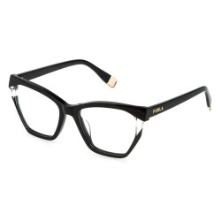 очила,furla,vfu868v,geometric,woman,glasses,shiny,black,(black)