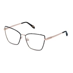 очила,just,cavalli,vjc133,square,woman,glasses,shiny,rose,gold,with,col.parts,(black)