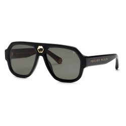 слънчеви,очила,слънчеви,очила,philipp,plein,spp143,geometric,sunglasses,black,(shiny,black)