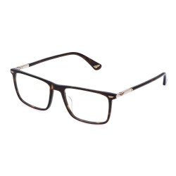 очила,police,vplq68,square,glasses,shiny,dark,havana,(brown)