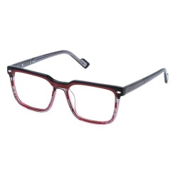 очила,sting,vst542,square,glasses,shiny,striped,red,(red)