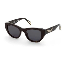 слънчеви,очила,слънчеви,очила,zadig&voltaire,szv459s,butterfly,woman,sunglasses,shiny,dark,havana,(brown)