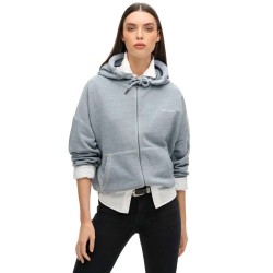 блуза,дамски,пуловери,дамски,плетени,дрехи,superdry,essential,logo,half,zip,sweater,blue,fog,(grey)