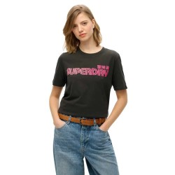 тениска,дамски,тениски,superdry,faded,core,t,shirt,black,(bison,black)