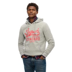 суичър,мъжки,пуловери,superdry,standard,script,hoodie,grey,(grey,marl)