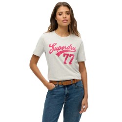 Тениска Superdry Super 77 short sleeve T-shirt - Beige (Glacier Grey Marl) тениска,мъжки,тениски,дамски,тениски,superdry,super,77,short,sleeve,t,shirt,beige,(glacier,grey,marl)