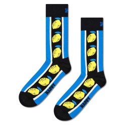 чорапи,мъжки,чорапи,happy,socks,lemon,crew,socks,blue,black,(black)