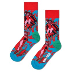чорапи,мъжки,чорапи,happy,socks,marvel,scarlet,witch,crew,socks,blue,(red)