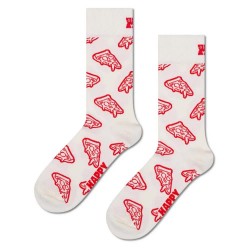 чорапи,мъжки,чорапи,happy,socks,pizza,crew,socks,white,(white)