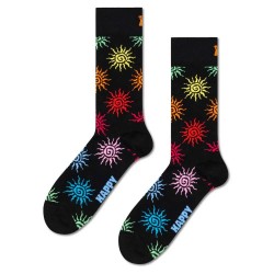 чорапи,мъжки,чорапи,happy,socks,sun,crew,socks,black,(black)