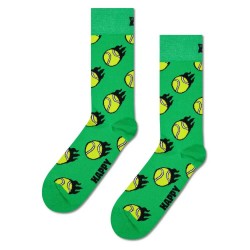 чорапи,мъжки,чорапи,happy,socks,tennis,ball,crew,socks,green,(green)
