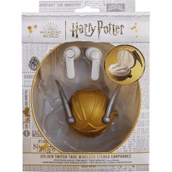 слушалки,слушалки,nacon,golden,snitch,harry,potter,wireless,earphones,white,golden,(multicolour)