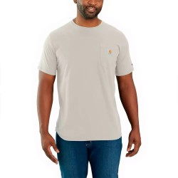 тениска,мъжки,тениски,carhartt,force,pocket,short,sleeve,t,shirt,malt,(white)
