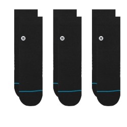 чорапи,мъжки,чорапи,дамски,чорапи,stance,icon,quarter,short,socks,3,pairs,black,(black)