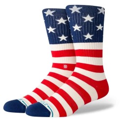 чорапи,мъжки,чорапи,stance,the,fourth,crew,socks,red,(red)