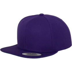 шапка,с,козирка,всички,шапки,flexfit,classic,snapback,cap,purple,(purple)