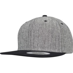 шапка,с,козирка,всички,шапки,flexfit,melange,solid,snapback,cap,grey,(melange,black)