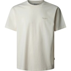 тениска,мъжки,тениски,pepe,jeans,jacko,short,sleeve,t,shirt,off,white,(beige)