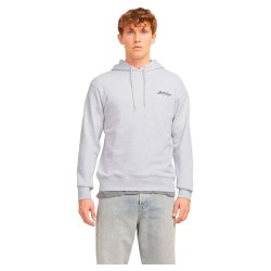 суичър,мъжки,пуловери,jack,&,jones,beau,hoodie,white,melange,(grey)