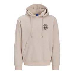 суичър,мъжки,пуловери,jack,&,jones,bradley,frank,hoodie,beige,(moonbeam)