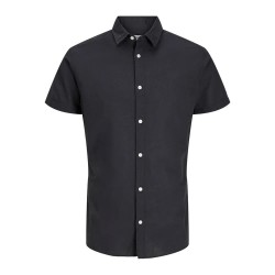 риза,с,къс,ръкав,мъжки,ризи,jack,&,jones,breeze,linen,blend,short,sleeve,shirt,black