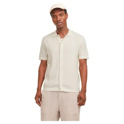 риза,с,къс,ръкав,мъжки,ризи,jack,&,jones,emil,structure,short,sleeve,shirt,cloud,dancer,(beige)