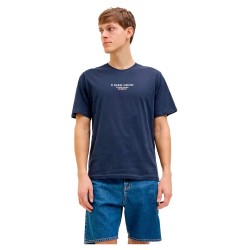 тениска,мъжки,тениски,jack,&,jones,jeans,rebel,print,short,sleeve,t,shirt,sky,captain,(blue)