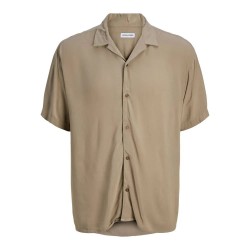 риза,с,къс,ръкав,мъжки,ризи,jack,&,jones,jeff,solid,resort,short,sleeve,shirt,coriander,(beige)