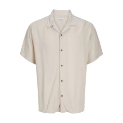 риза,с,къс,ръкав,мъжки,ризи,jack,&,jones,jeff,solid,resort,short,sleeve,shirt,moonbeam,(beige)