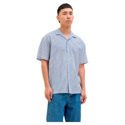 риза,с,къс,ръкав,мъжки,ризи,jack,&,jones,summer,resort,short,sleeve,shirt,infinity,stripe,(blue)