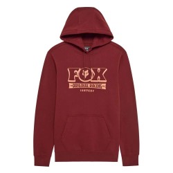 суичър,мъжки,пуловери,fox,racing,banner,hoodie,red,(rust)