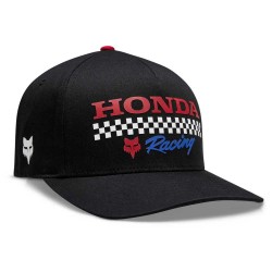 шапка,всички,шапки,fox,racing,honda,flexfit,cap,black,(black)