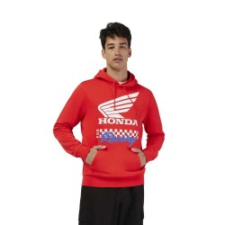 Суичър Fox Racing Honda hoodie - Red (Red) суичър,мъжки,пуловери,fox,racing,honda,hoodie,red,(red)