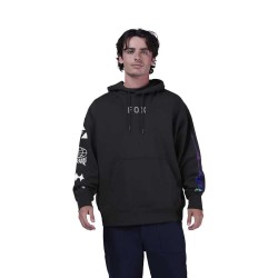 Суичър Fox Racing Image Cosmo Oversized hoodie - Black (Black) суичър,мъжки,пуловери,fox,racing,image,cosmo,oversized,hoodie,black,(black)
