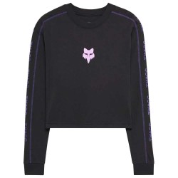 Тениска Fox Racing Image Phantom Crop long sleeve T-shirt - Black (Black) тениска,мъжки,тениски,дамски,тениски,fox,racing,image,phantom,crop,long,sleeve,t,shirt,black,(black)