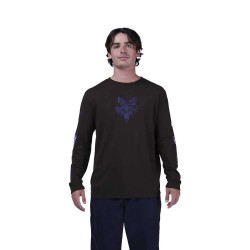 Тениска Fox Racing Image Phantom long sleeve T-shirt - Black (Black) тениска,мъжки,тениски,дамски,тениски,fox,racing,image,phantom,long,sleeve,t,shirt,black,(black)