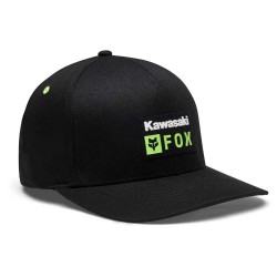 Шапка Fox Racing Kawi Flexfit cap - Black (Black) шапка,всички,шапки,fox,racing,kawi,flexfit,cap,black,(black)