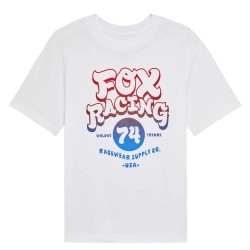 Тениска Fox Racing Racewear short sleeve T-shirt - White (White) тениска,мъжки,тениски,дамски,тениски,fox,racing,racewear,short,sleeve,t,shirt,white,(white)