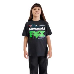 Тениска Fox Racing X Kawi short sleeve T-shirt - Black (Black) тениска,мъжки,тениски,дамски,тениски,fox,racing,x,kawi,short,sleeve,t,shirt,black,(black)