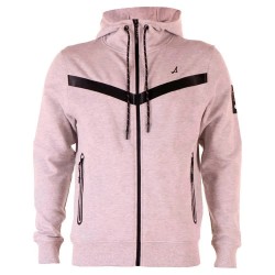 Блуза Adtime Demian full zip sweatshirt - Pink (Light Gray) блуза,мъжки,пуловери,adtime,demian,full,zip,sweatshirt,pink,(light,gray)
