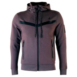 Блуза Adtime Demian full zip sweatshirt - Purple (Smoke Gray) блуза,мъжки,пуловери,adtime,demian,full,zip,sweatshirt,purple,(smoke,gray)
