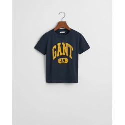 тениска,детски,тениски,gant,49,archive,print,805208,short,sleeve,t,shirt,evening,blue,(blue)