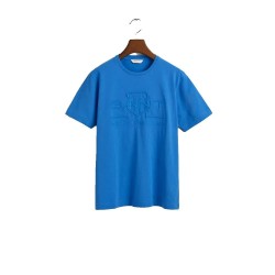 Тениска Gant 905226 short sleeve T-shirt - Blue (Greece Blue) тениска,мъжки,тениски,дамски,тениски,gant,905226,short,sleeve,t,shirt,blue,(greece,blue)