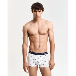 боксерки,мъжко,бельо,gant,skier,trunk,boxers,3,units,white