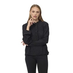 риза,с,дълъг,ръкав,дамски,блузи,дамски,ризи,redgreen,ally,long,sleeve,shirt,black,(black)