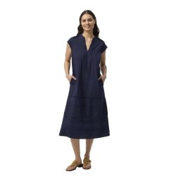 рокля,дамски,поли,и,рокли,redgreen,dominic,short,sleeve,midi,dress,blue,(navy)