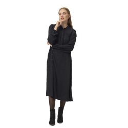 рокля,дамски,поли,и,рокли,redgreen,dorit,long,sleeve,midi,dress,black,(black)