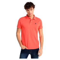 дънки,мъжки,блузи,с,яка,lois,jeans,10698,short,sleeve,polo,orange,(red)