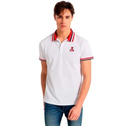 дънки,мъжки,блузи,с,яка,lois,jeans,10713,short,sleeve,polo,white,(white)