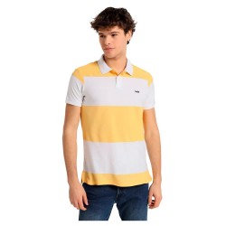 дънки,мъжки,блузи,с,яка,lois,jeans,10730,short,sleeve,polo,yellow,(yellow)